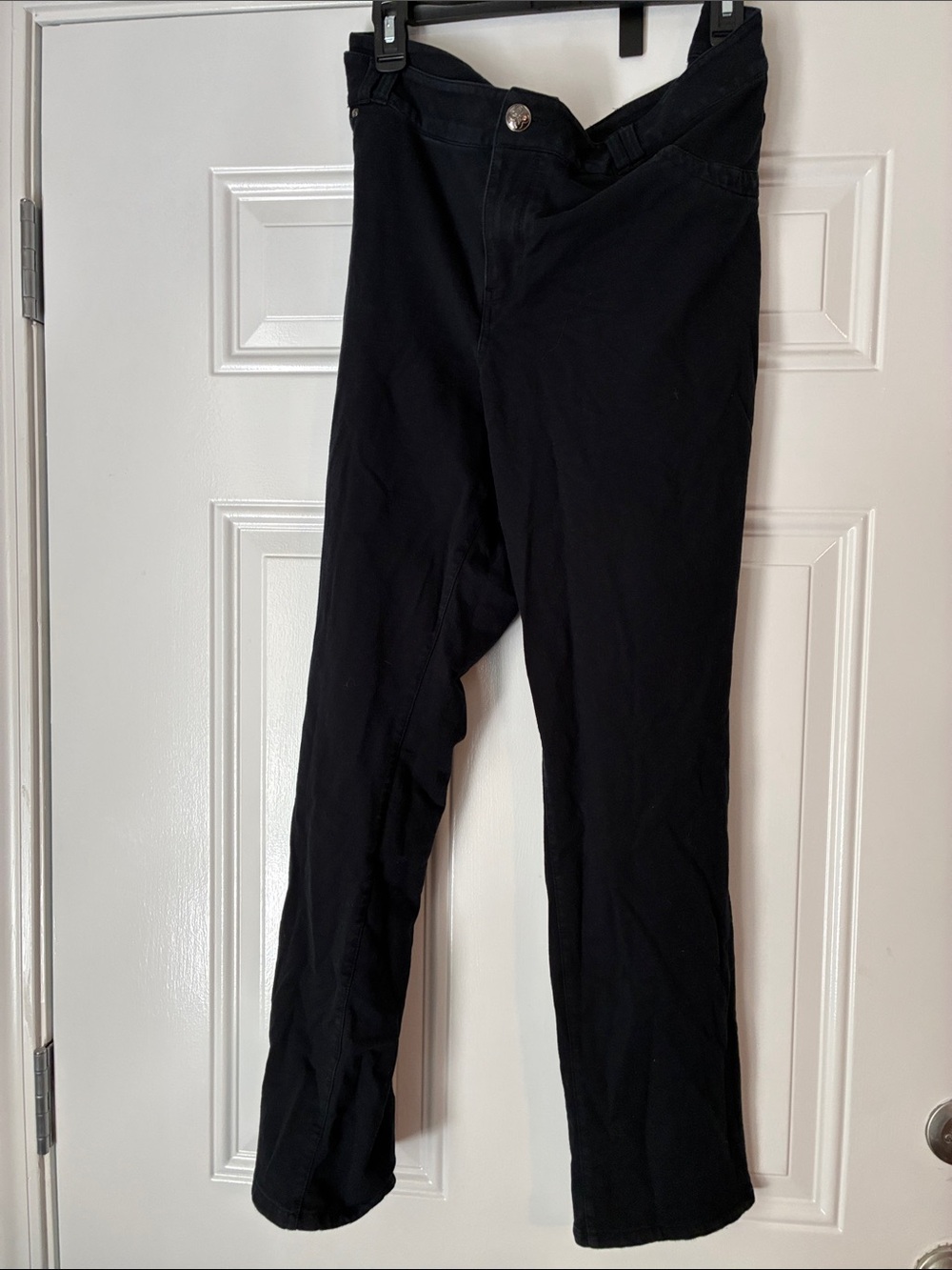 Lane Bryant Black Straight-Leg Women's Jeans